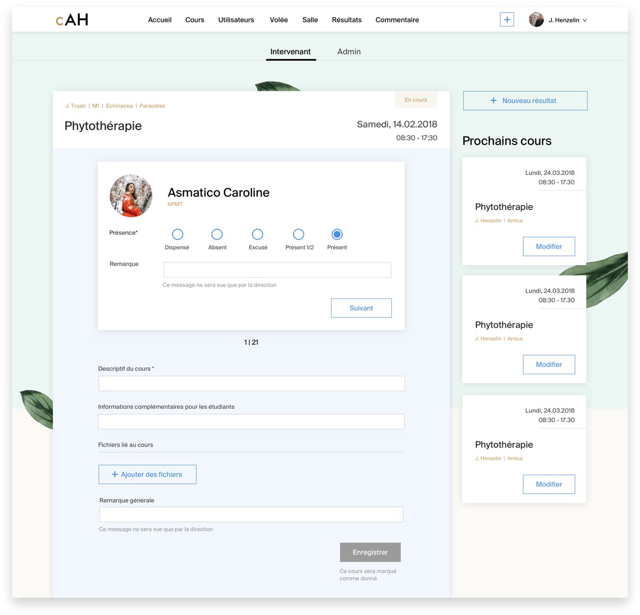 Documentation & flux d'approbation