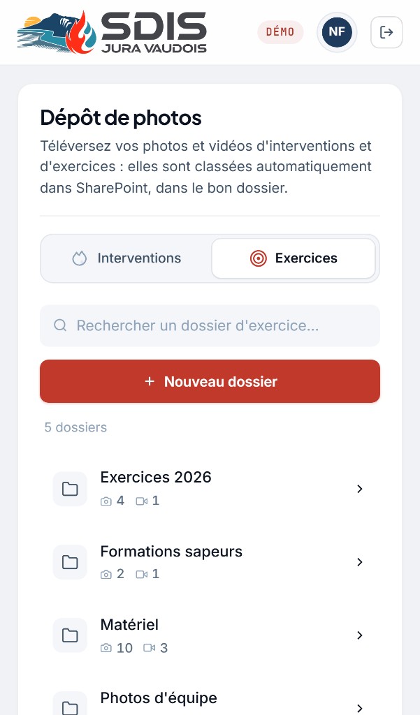 Espace commun : dossiers d’exercices et de formations
